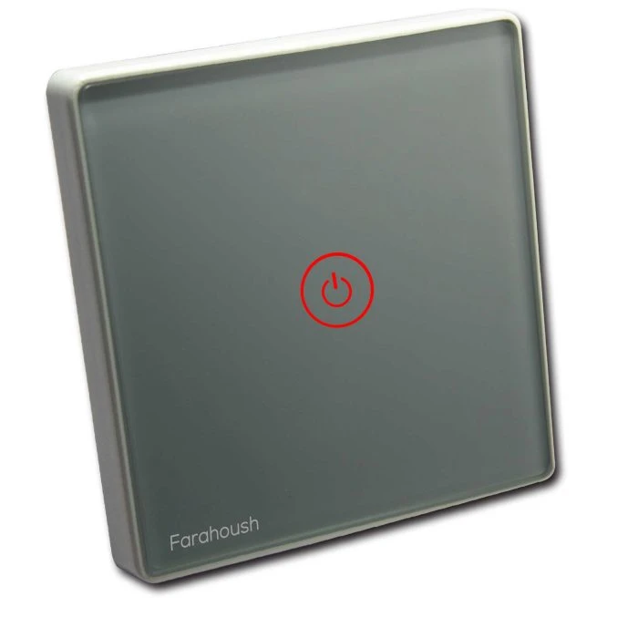 تصویر 4 از کلید تک پل فراهوش مدل لمسی Touch Switch