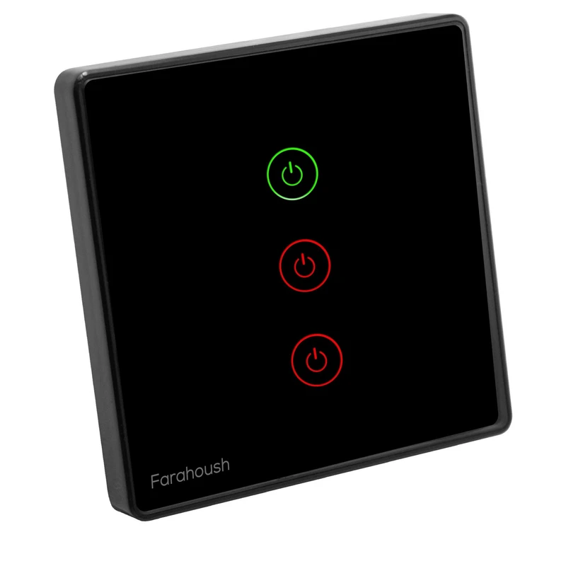 کلید سه پل فراهوش لمسی ساده با برترین ایمنی