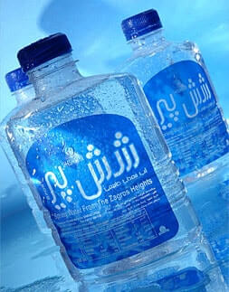 آب معدنی شش پیر با طعم طبیعی