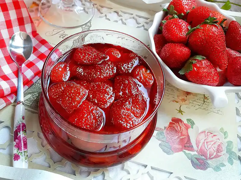 تصویر 1 از مربای‌ توت‌ فرنگی + قیمت