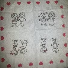 تصویر 3 از دستمال کاغذی عاشقانه لطافت دلنشین