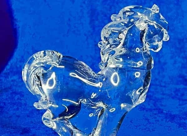 تصویر 4 از مجسمه اسب بلوری جلوه لوکس برای منزل