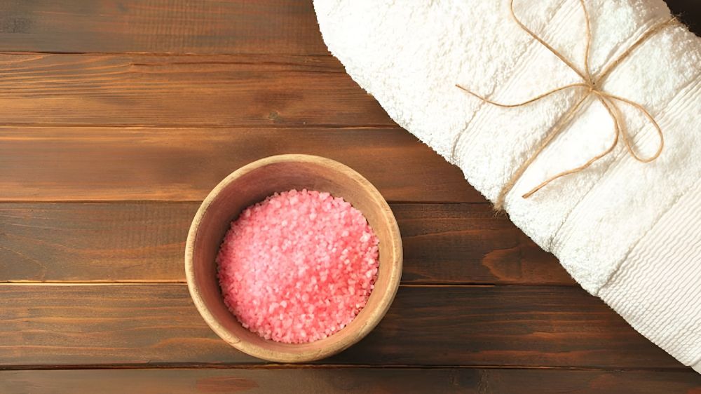 تصویر 1 از نمک بدن هلو برای تسکین دردهای عضلانی