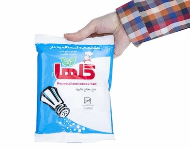 تصویر 2 از نمک تصفیه کریستاله ید دار گلها مقدار 700 گرم