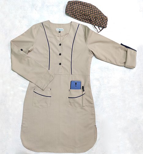 انواع لباس پرستاری کرم ویژه مراکز درمانی