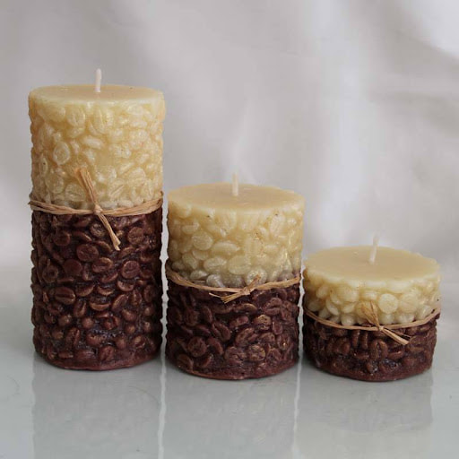 تصویر 3 از شمع قهوه طراحی ساده و آرام