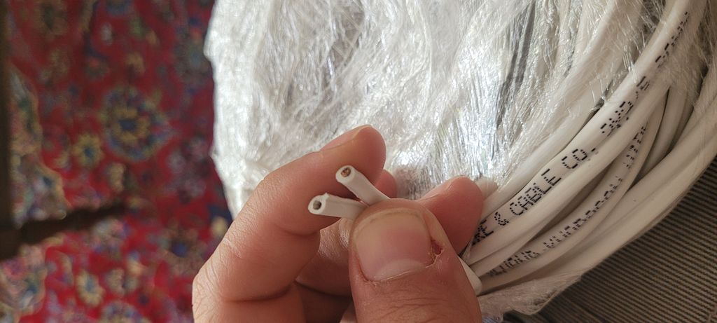 تصویر 3 از انواع سیم مفتول دو رشته با کیفیت بالا