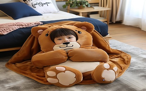 پتو خرسی گلبافت گرمای ملایم و مناسب اتاق کودک