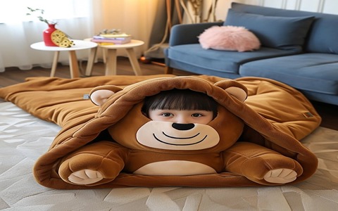 تصویر 2 از پتو خرسی گلبافت گرمای ملایم و مناسب اتاق کودک