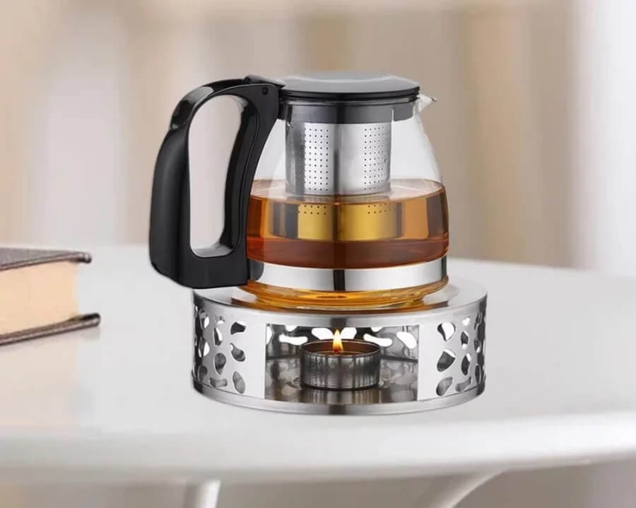 تصویر 3 از شمع زیر قوری با طراحی کلاسیک و ساده