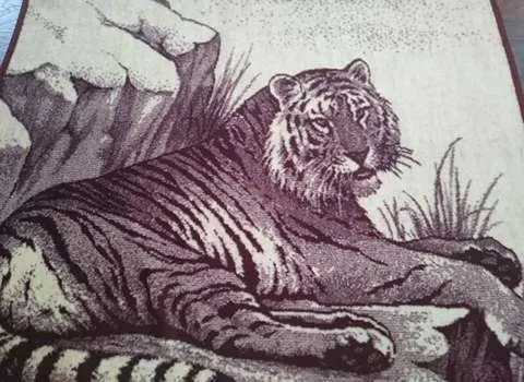 پتو ببری قدیمی تجربه خوشایند