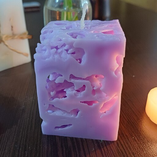 تصویر 1 از شمع یخی با جلوه شفاف و کریستالی