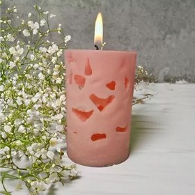 تصویر 2 از شمع یخی با جلوه شفاف و کریستالی