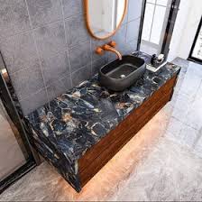 تصویر 2 از سنگ مرمریت سرمه ای مخصوص دکوراسیون داخلی