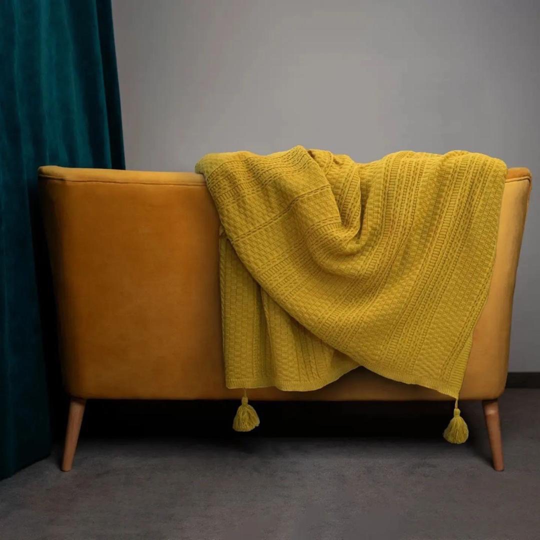 تصویر 3 از شال مبلی ترک با طراحی منحصر به‌ فرد و لطافت ویژه