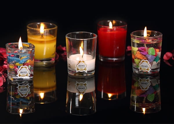 تصویر 3 از شمع لیوانی معطر با اسانس‌ های متنوع