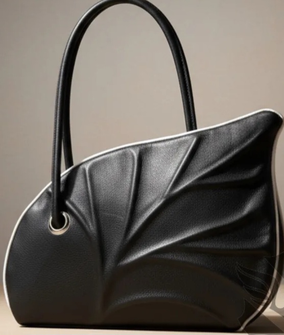 کیف دوشی زنانه چرم دستدوز مدل برگ با قیمت بی نظیر