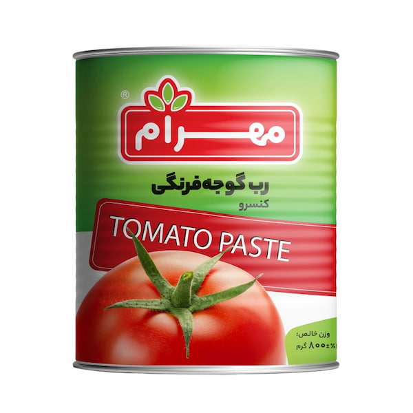 رب گوجه فرنگی 800 گرمی مهرام با طعم طبیعی