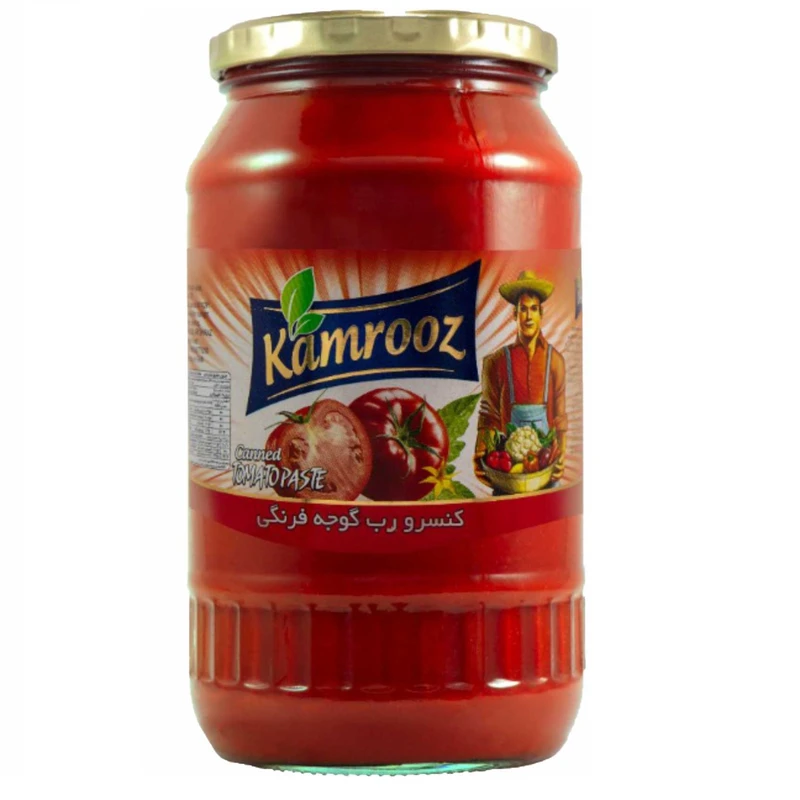 تصویر 1 از رب گوجه فرنگی شیشه ای کامروز با استانداردهای بین المللی