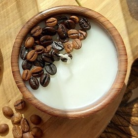 تصویر 3 از شمع قهوه دست‌ ساز طبیعی + رایحه قوی و ملایم