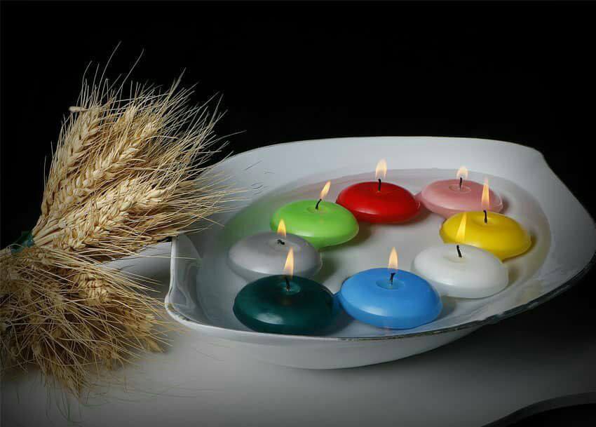 تصویر 2 از شمع ضد آب شناور + تزئین استخر و آب‌ نما