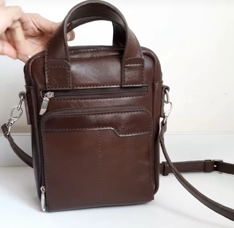 کیف دوشی مردانه چرم دستدوز خرید به‌یاد ماندنی