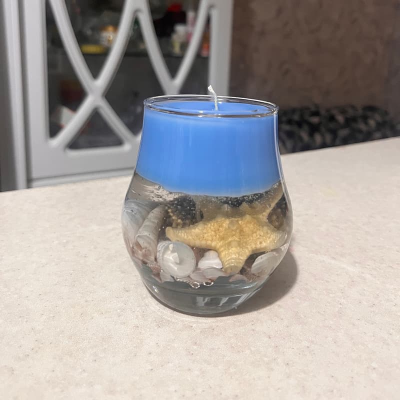 تصویر 1 از شمع دریایی دست‌ ساز با جزئیات طبیعی