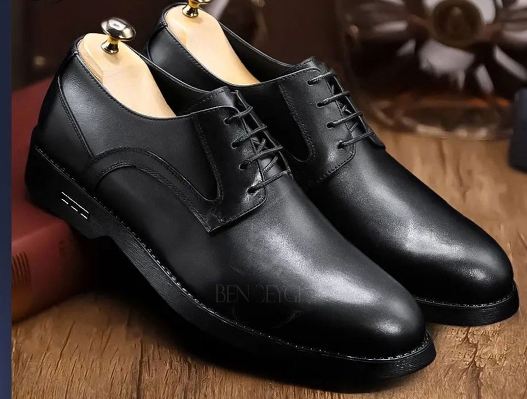 تصویر 2 از کفش چرم اصل مردانه ساخته شده با چرم طبیعی و طراحی ویژه