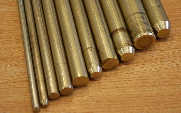 تصویر 2 از میلگرد برنجی در سایزهای مختلف + مقاومت عالی