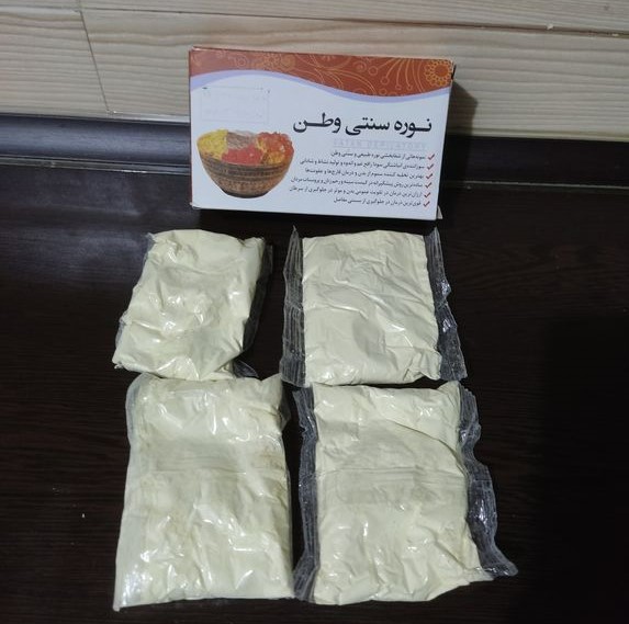 تصویر 1 از پودر نوره سنتی وطن 400 گرمی مناسب پوست های حساس