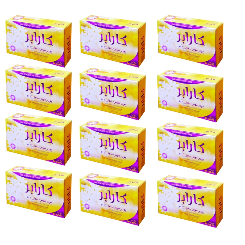 تصویر 3 از پودر موبر کارابر 80 گرم مناسب از بین بردن موهای زائد