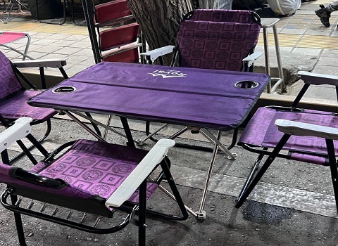 تصویر 4 از صندلی مسافرتی فلزی بسیار مقاوم با اسکلت ضد آب