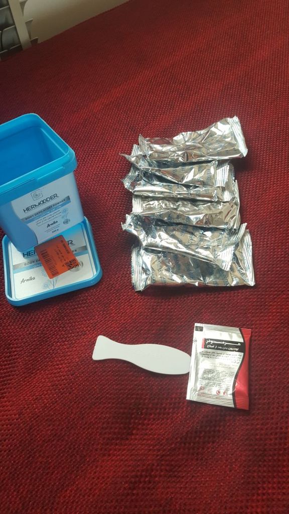 تصویر 4 از پودر موبر هرمودر 300 گرمی با بسته بندی بهداشتی