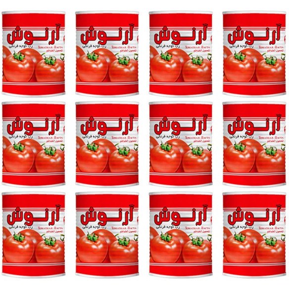 تصویر 2 از رب گوجه فرنگی آرنوش 800 گرمی با عطر و طعم عالی