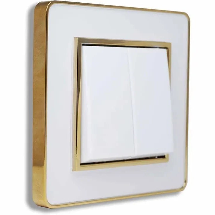 کلید و پریز ویترا طلایی مناسب برای دکوراسیون داخلی