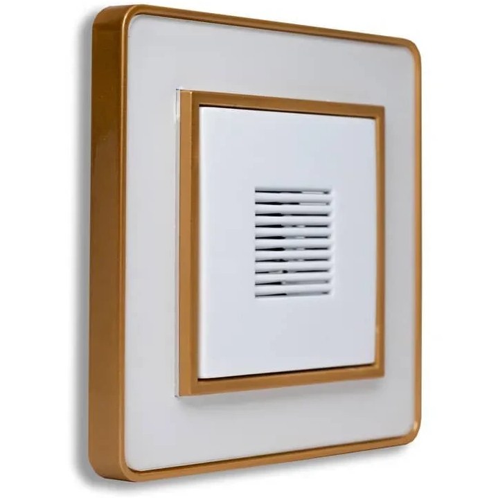 تصویر 2 از کلید و پریز ویترا طلایی مناسب برای دکوراسیون داخلی