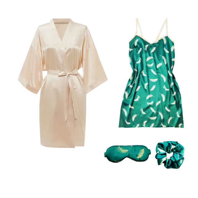 تصویر 1 از ست لباس خواب زنانه ساتن