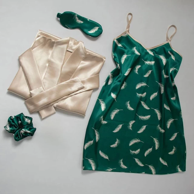 تصویر 2 از ست لباس خواب زنانه ساتن