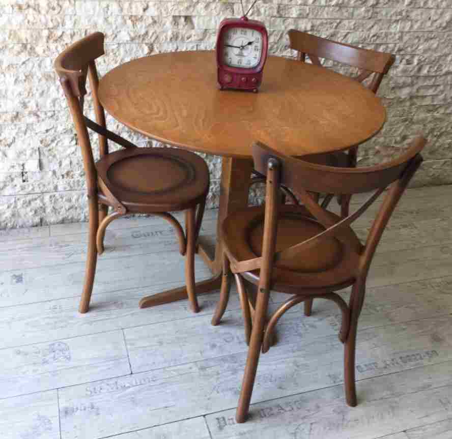 تصویر 1 از خرید وقیمت میز غذاخوری چوبی ضربدری + فروش عمده