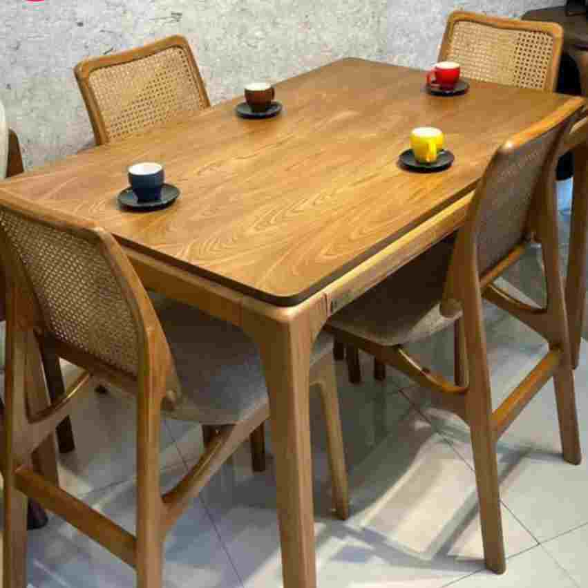 تصویر 1 از قیمت میز غذا خوری چوبی قهوه‌ای ۶ نفره + خرید باورنکردنی