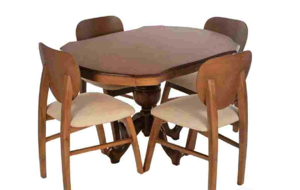 تصویر 3 از قیمت میز غذا خوری چوبی قهوه‌ای ۶ نفره + خرید باورنکردنی