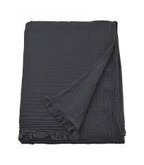 تصویر 4 از پتو ذغالی با بافت فشرده و جنس نرم و لطیف