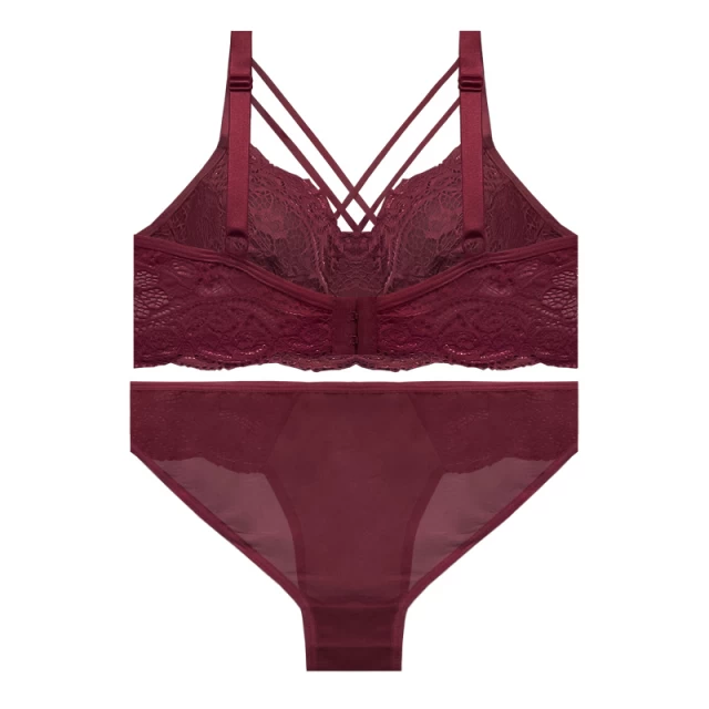 تصویر 4 از ست لباس زیر زنانه مدل گیپور هارنس دوبل