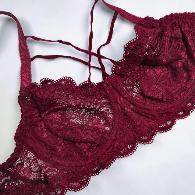 تصویر 2 از ست لباس زیر زنانه مدل گیپور هارنس دوبل