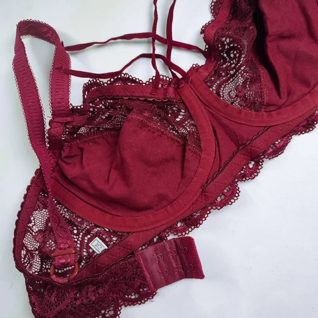 تصویر 3 از ست لباس زیر زنانه مدل گیپور هارنس دوبل