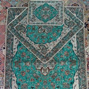 تصویر 3 از سجاده ترمه یزد زیبا و چشم نواز + اصیل در طرح
