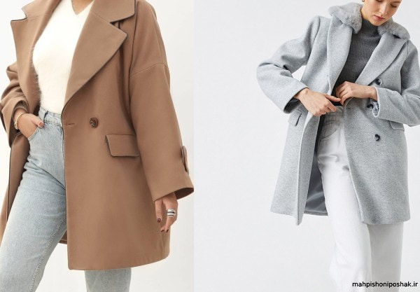 تصویر 4 از انواع بهترین مدل های پالتو زنانه مجلسی ترند 2026 در رنگ های مدرن