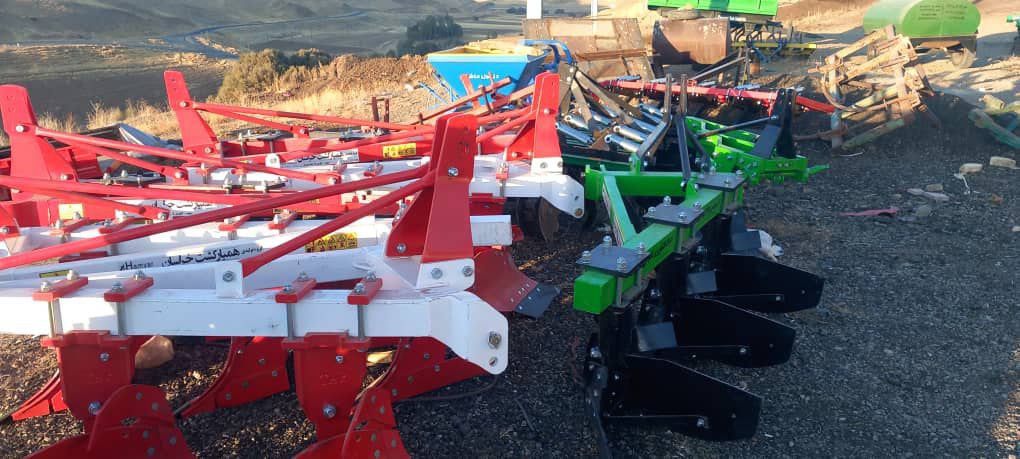 گاو آهن برگردان با تیغه های فولادی و کیفیت ضمانتی