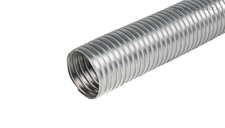 لوله گالوانیزه فنری انعطاف‌ پذیر و مستحکم برای نصب سریع