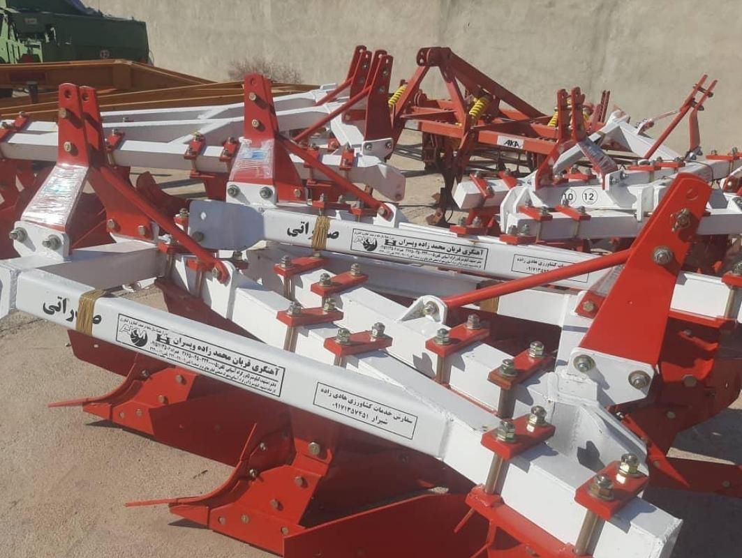 تصویر 1 از گاوآهن خارجی طراحی شده برای حرکت روان روی خاک‌های متراکم و اصلاح یکنواخت بستر